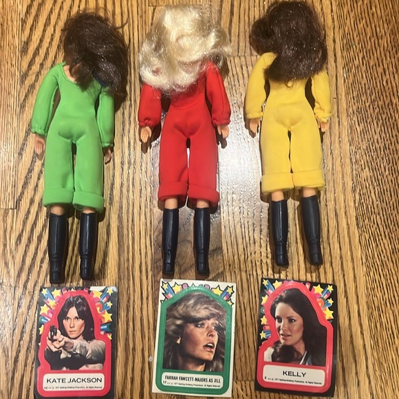 Rare 1977 Charlies Angels dolls – Vintage; with original cards/stickers - Picture 2 of 8